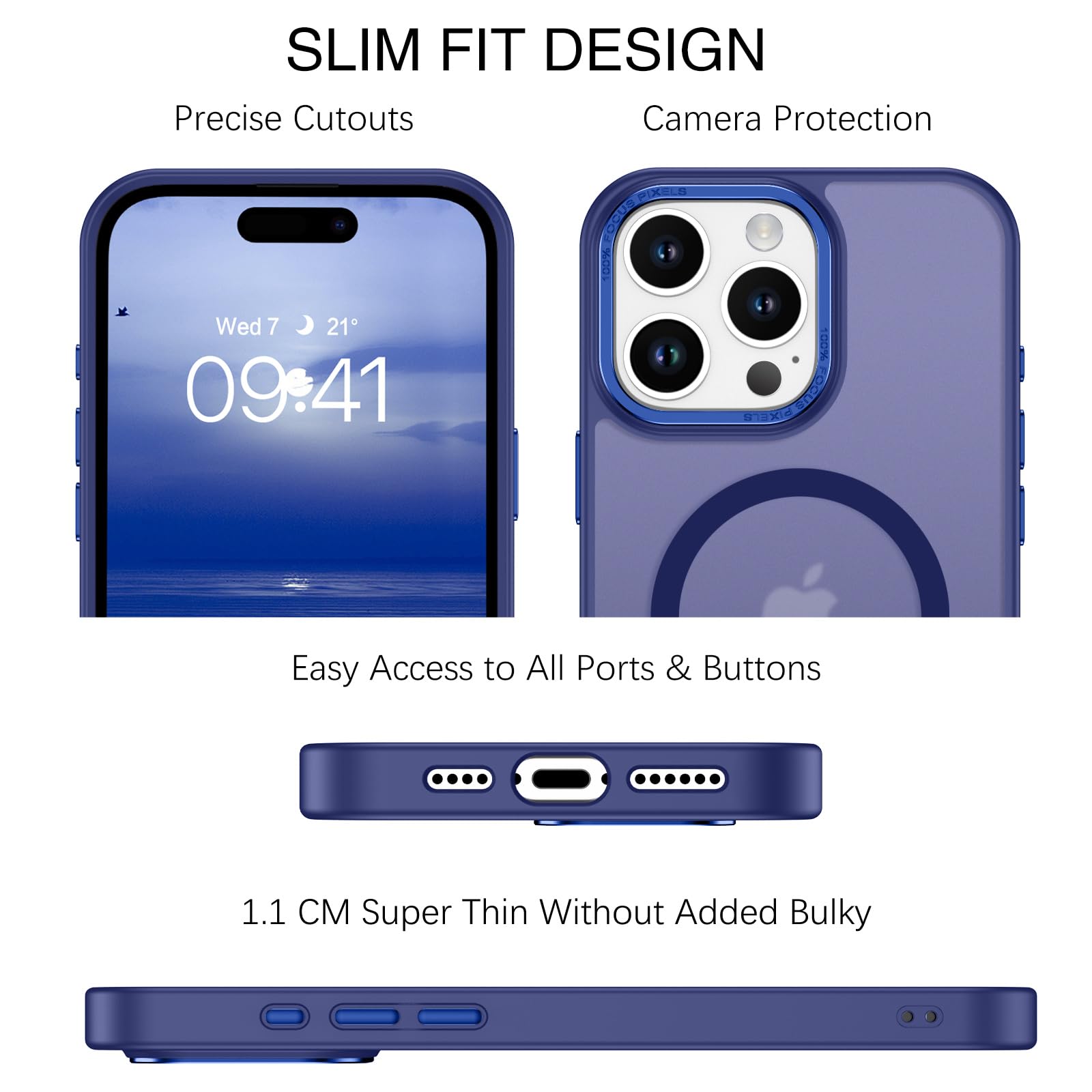 GaoBao Custodia magnetica per iPhone 16 Pro MAX [compatibile con