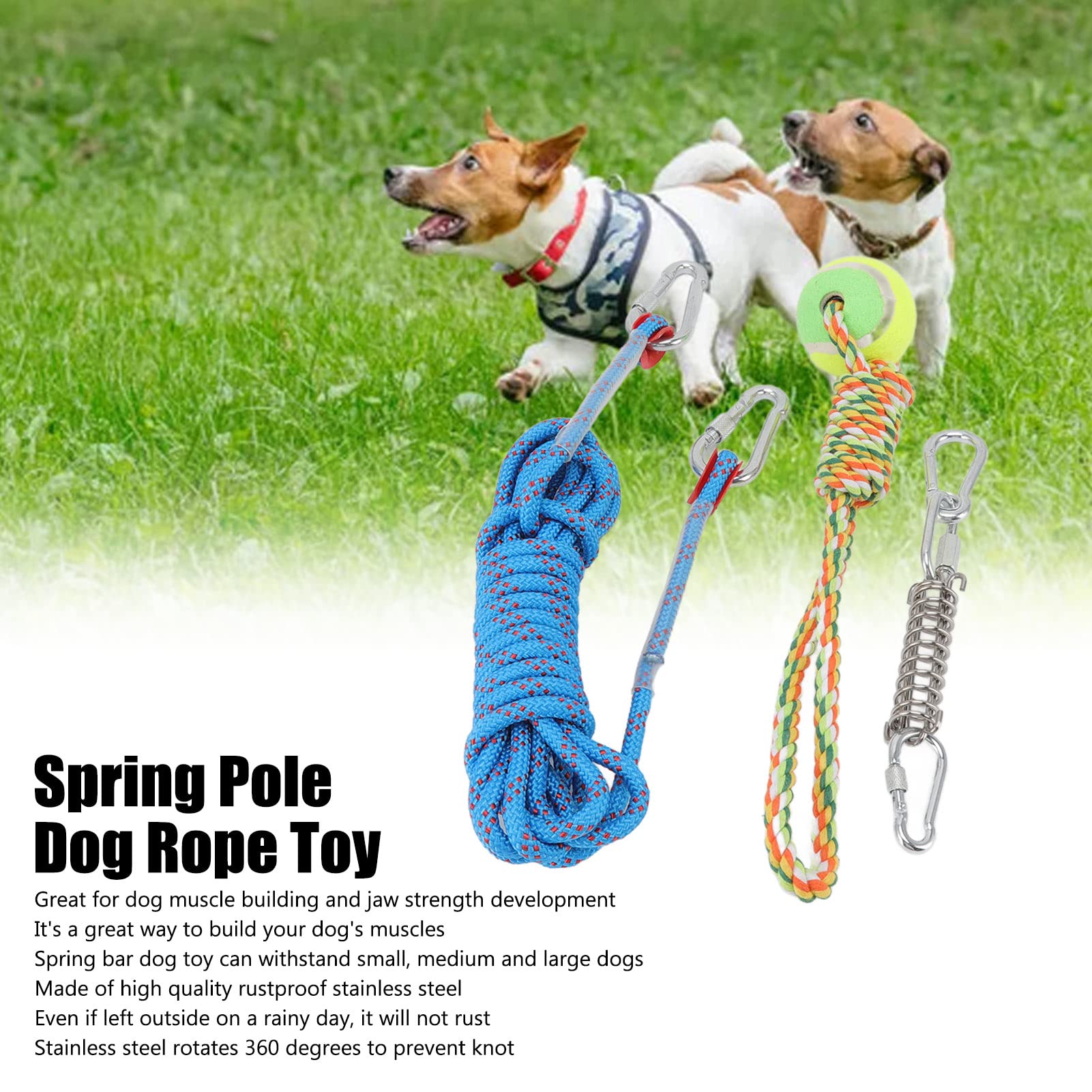 Luocute Dog Bungee Tug Toy - Image 2