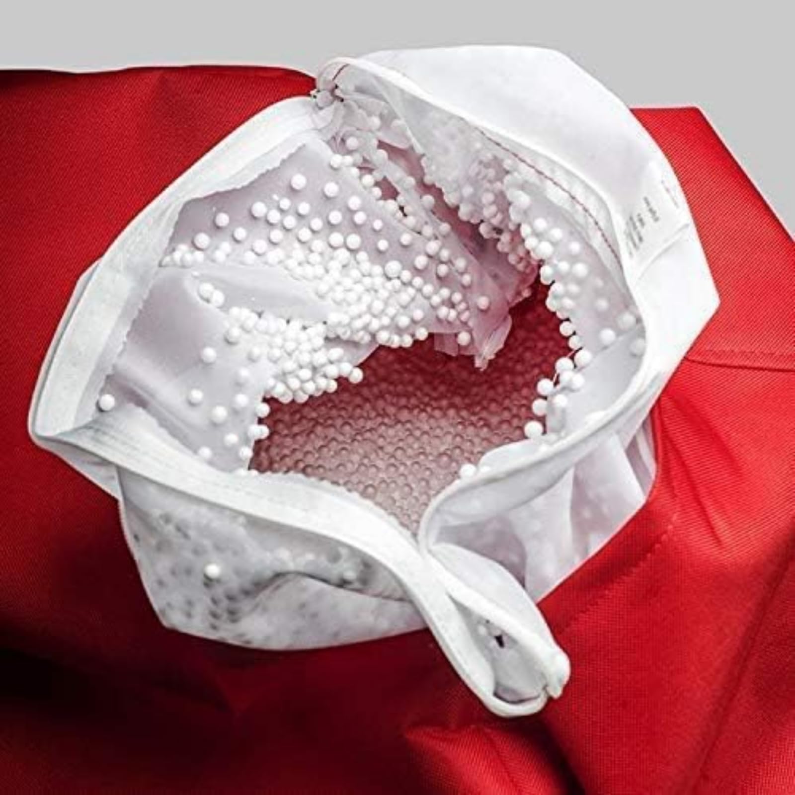 FESTA WOW Sacco Perle Polistirolo Espanso per Riempimento Pouf Poltrone a Sacco Cuscini Diametro da 2 a 8 mm Rigenerato Isolamento Massetti Allegeriti,Imballaggio Multiuso Made in Italy (250 Litri)