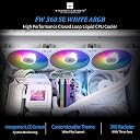Thermalright FW360 SE ARGB White CPU AIO Cooler,PC 360 Specification Water Cooler System,IPS LCD Screen with 320 * 240 Resolution,for AM5,Intel LGA1700/1851,CPU Cooler Comes with 2-inch LCD Display gallery image