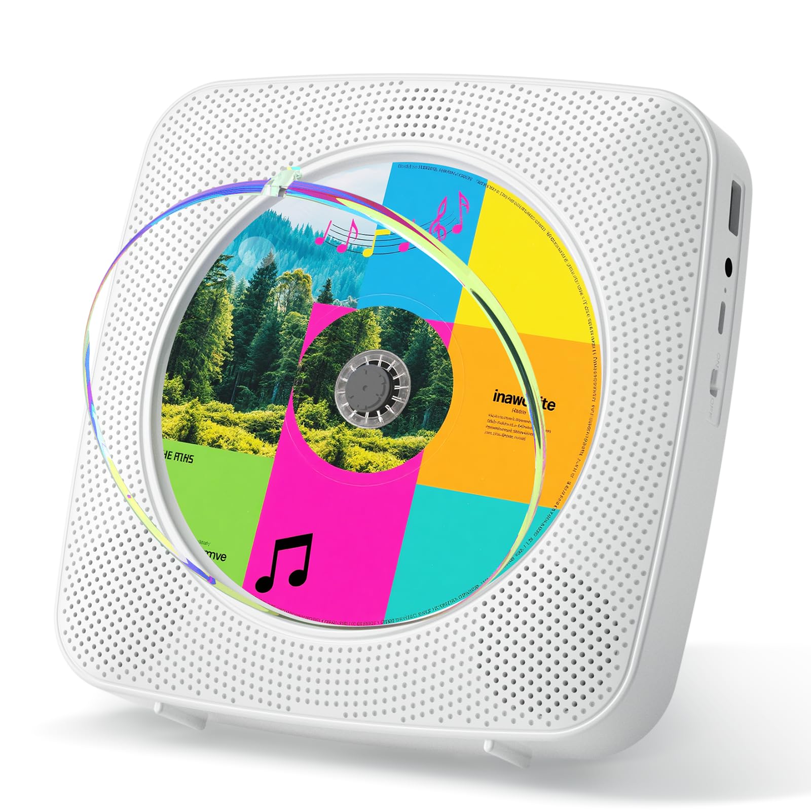Amazon.co.jp: Gueray CDプレーヤー Bluetooth送受信対応 スピーカー