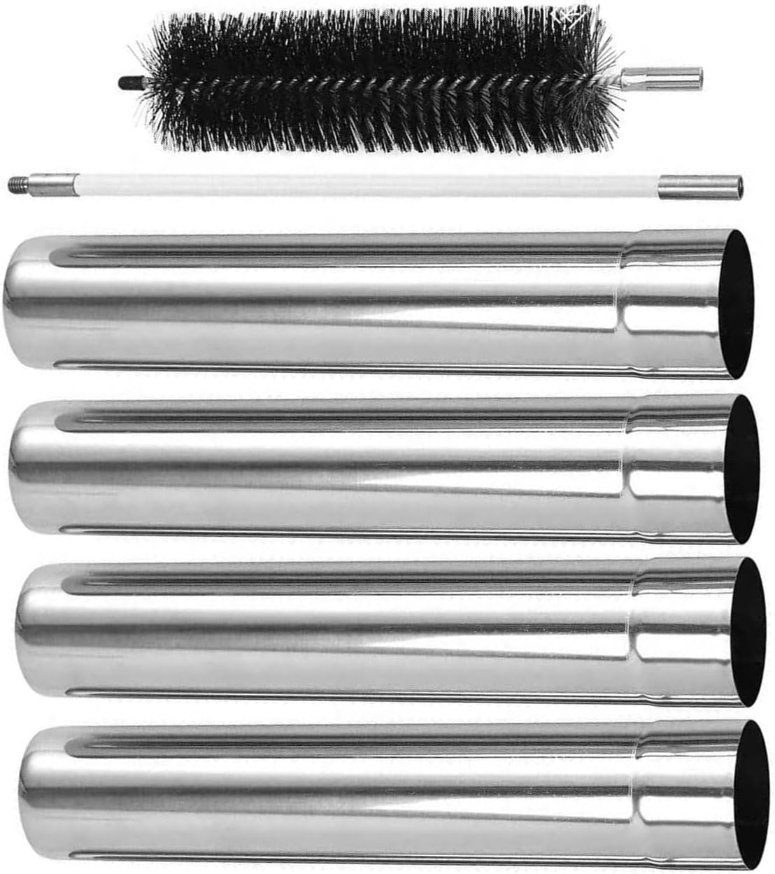 Mjaie Compact Stainless Steel Chimney for Efficient Winter Heat Distribution Accessory Camping Chimney Stove Pipe