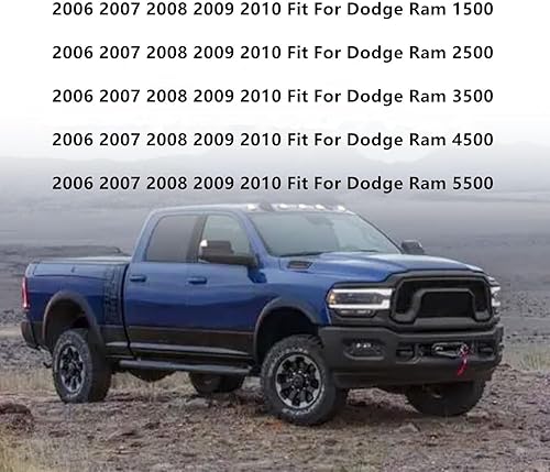 Miniatura 3 de Funda de asiento de tela de repuesto para Dodge Ram 2500 2006 2007 2008 2009 2010 Ram 3500 4500 5500 2006 2007 2008 2009 2010 suave y cómoda,