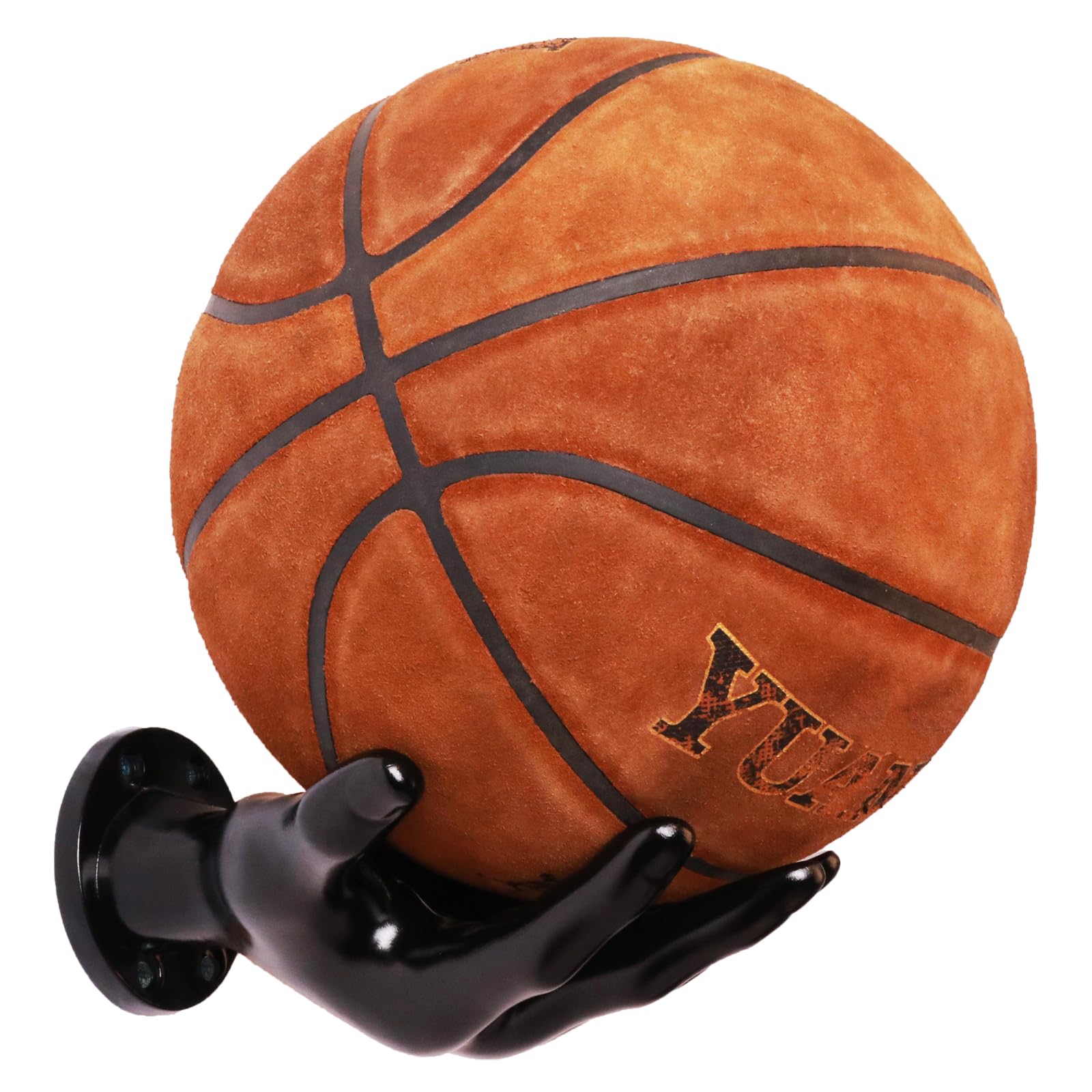 Support pour ballon de basket, Support mural pour ballon, Support de décoration murale pour basket, Organisateur de rangement et présentoir pour ballon de basket, convient pour le basket, le