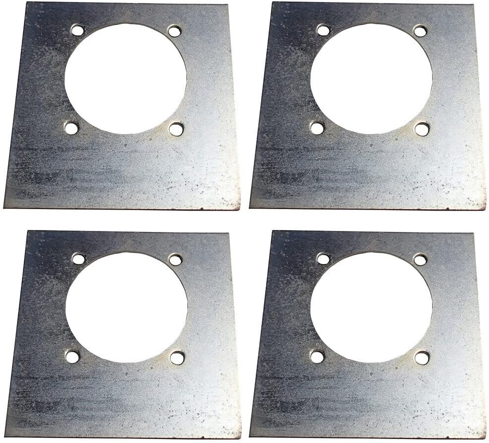 Replacement for fits Set of Four 949867 Heavy Duty Backing Plates Mounting Plates for Trailer D Ring