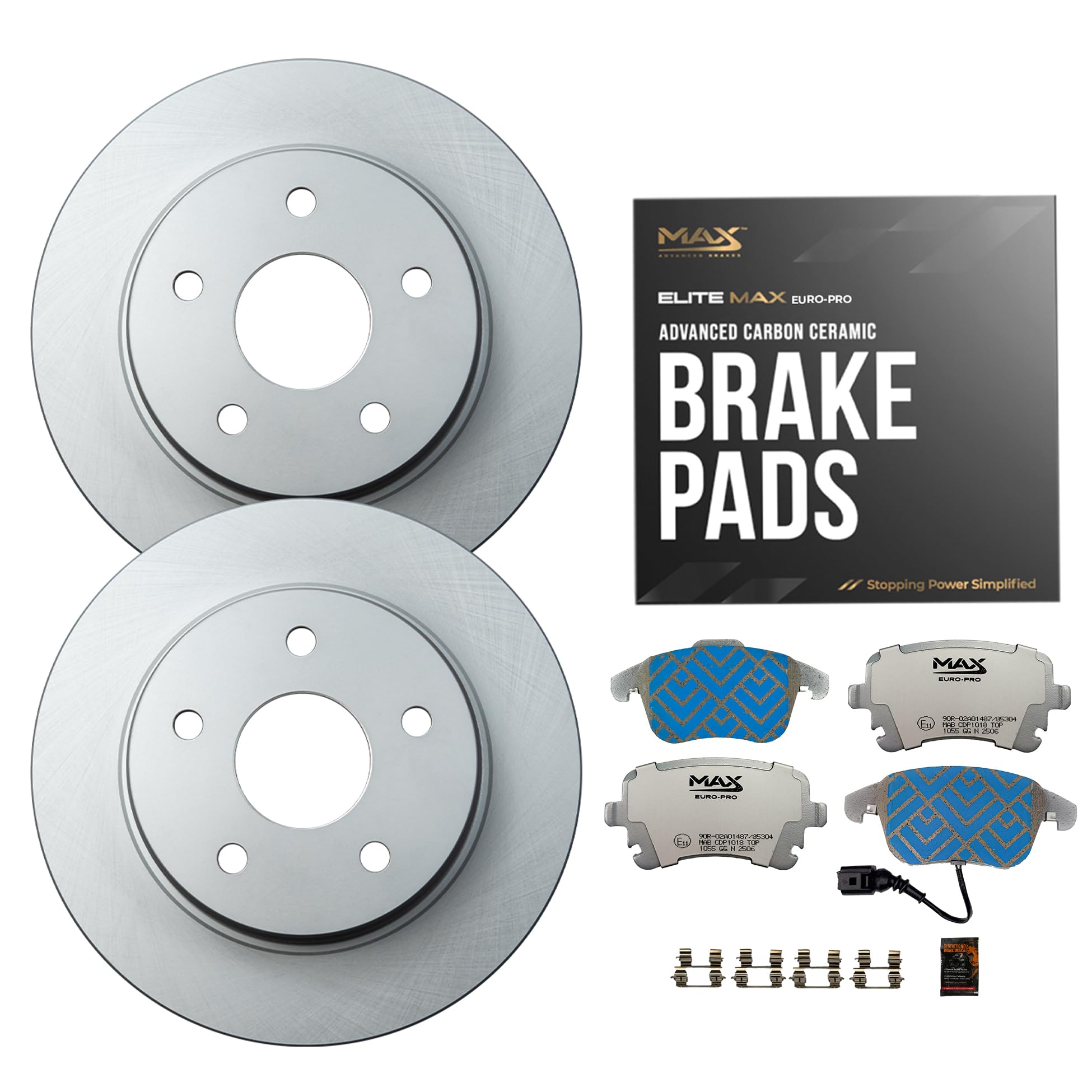 Max Advanced Brakes Front Brake Kit For VolksWagen Jetta