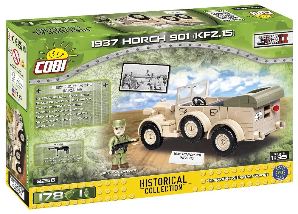 BRICKCOMPLETE COBI 2-częściowy zestaw: 2274 Sd.Kfz. 7/1 2cm