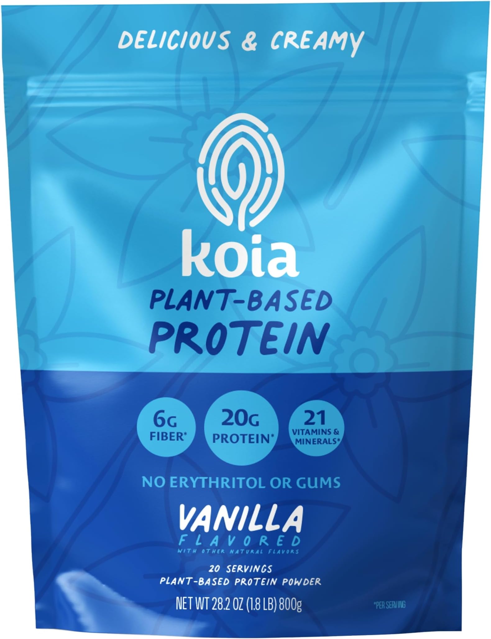 Powder, Plant-Based Protein with Prebiotic Fiber, Vanilla