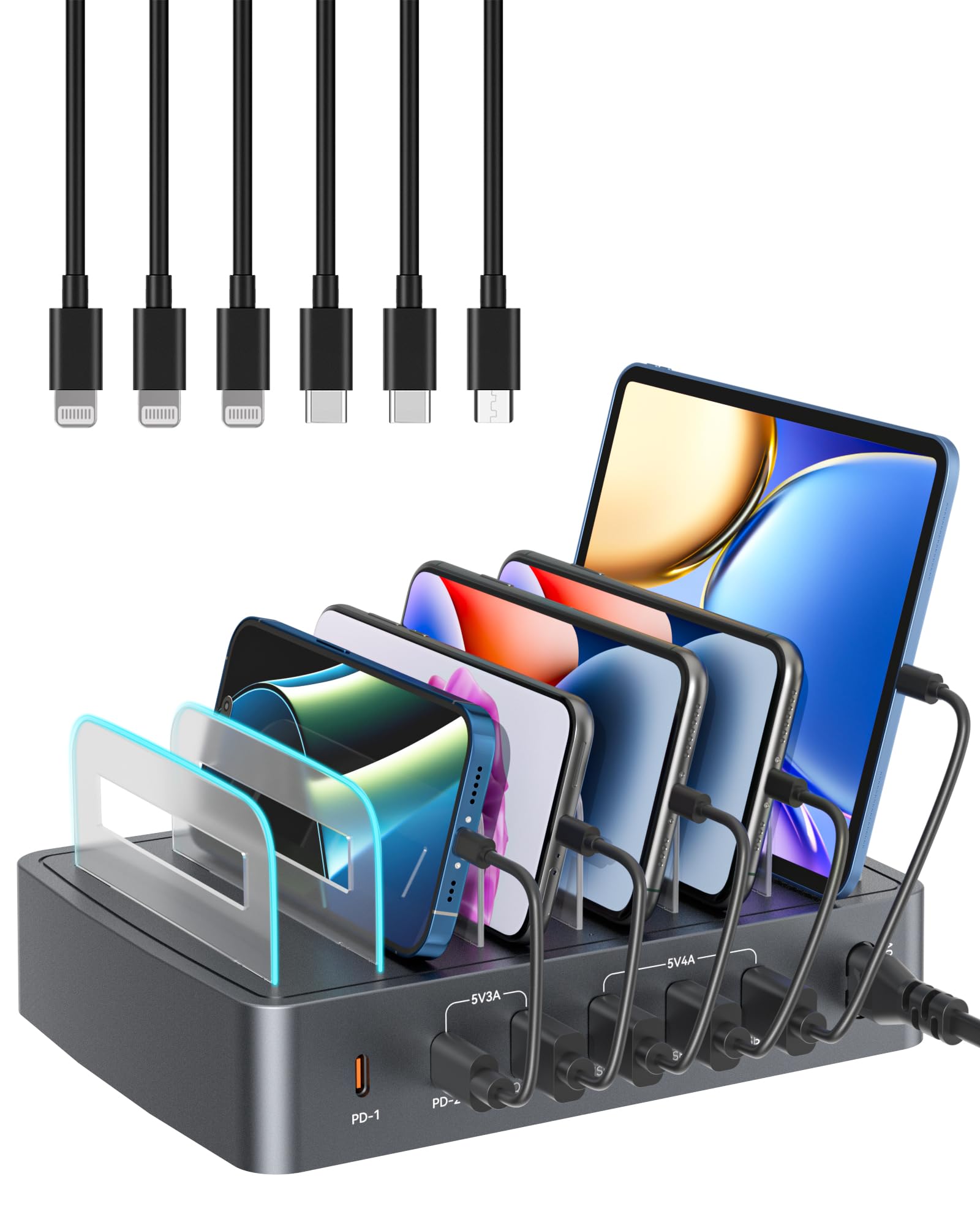 station de charge usb-c multi-appareils