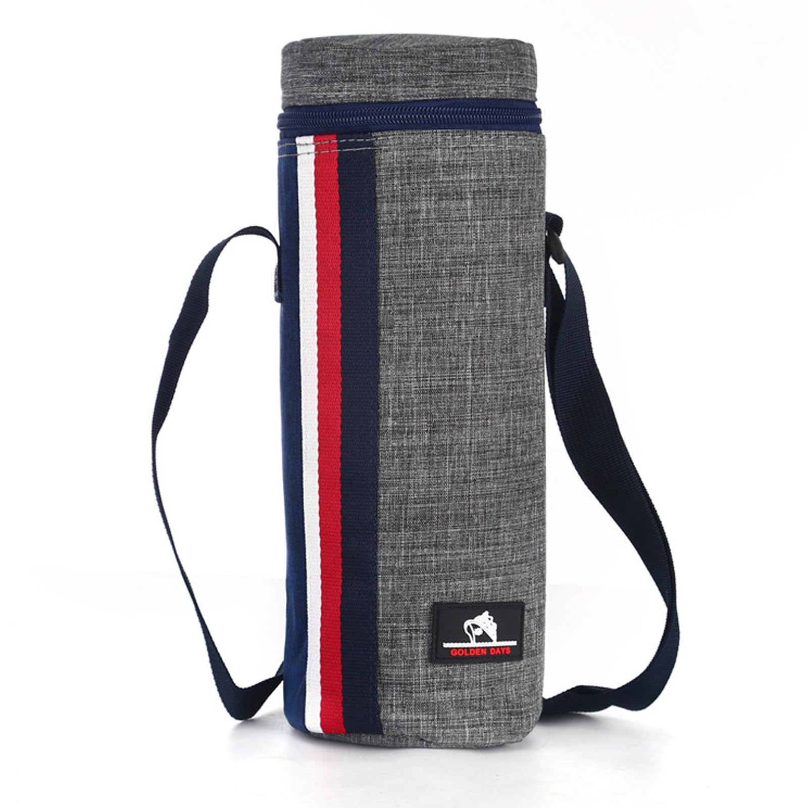 MLPKOI Wine Cooler Bag, Water Bottle Carrier Bag with Shoulder Strap Insulated Bottle Cool Bags Insulated & Padded Portable Wine Tote Carrier for Men Women Hiking