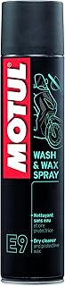 Motul 103174 E9 Wash & Wax Spray, 400 ml
