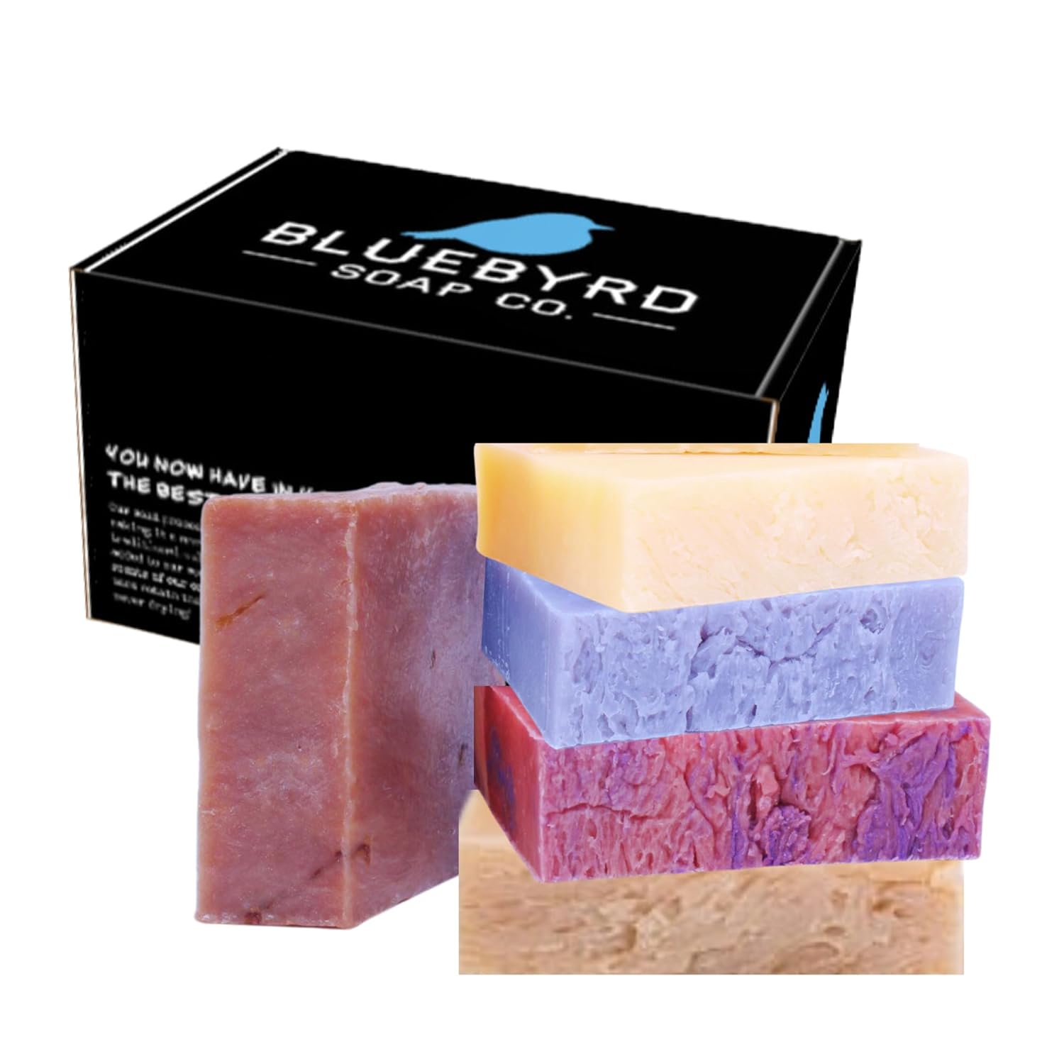 Bluebyrd Soap Handmade Natural Floral Soap Bar Gift Set for Women | 5 Pack Gentle Cleansing Bars, Luxury Perfumed Soap, Floral Scents – Honeysuckle, Lilac, Jasmine, Gardenia, Tobacco Blossoms (Floral) Bluebyrd Soap Handmade Natural Floral Soap Bar Gift Set for Women | 5 Pack Gentle Cleansing Bars, Luxury Perfumed Soap, Floral Scents – Honeysuckle, Lilac, Jasmine, Gardenia, Tobacco Blossoms (Floral)