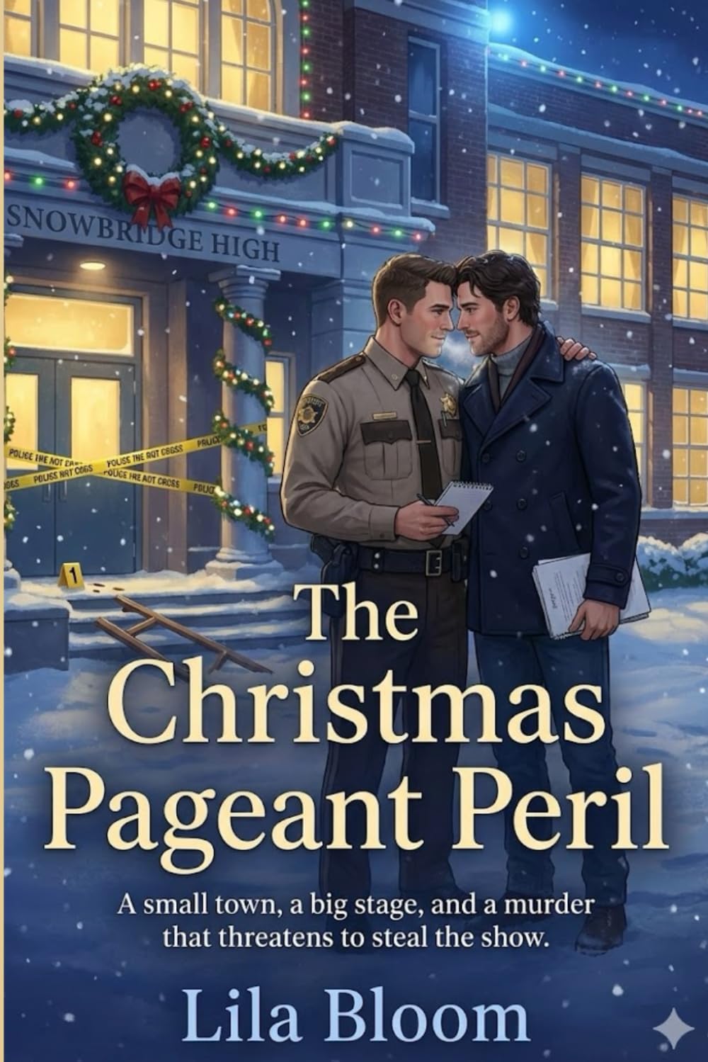 The Christmas Pageant Peril: One dead board president. One ruined rehearsal. One last chance at love.: (A Small-Town Christmas MM Single Dad Murder Mystery Romance)