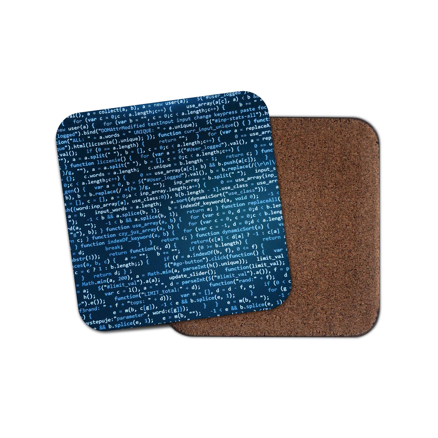 Destinationvinyl Boys Multicolor 1 X Computer Coding Drinks Coaster - Gamer It Gaming Fun Geek #8485