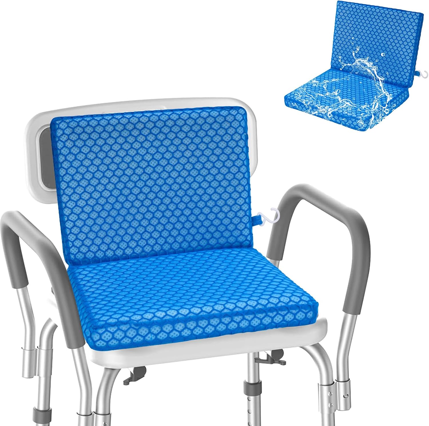 Shower Seat Cushion for People with Limited Mobility,3D Air Mesh