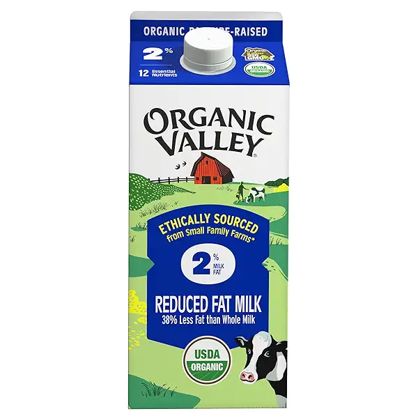Organic 2% Milk, 64 Oz (Half Gallon) 1
