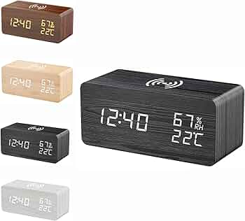 Amazon.co.jp: Tyislax 目覚まし時計 デジタル 卓上時計 デジタル時計