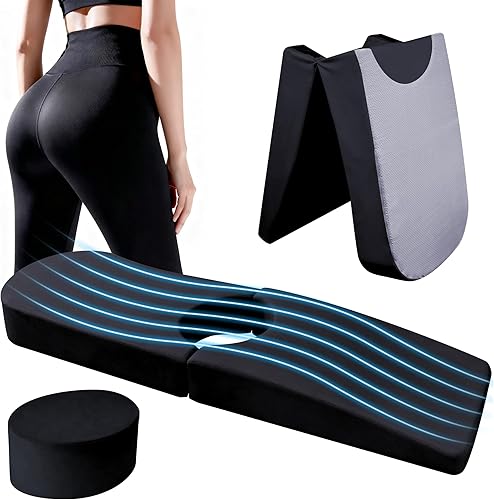 BBL Bed After Surgery for Sleeping, almohada ergonómica BBL más grande con agujero, espuma de apoyo de alta densidad, colchón brasileño de