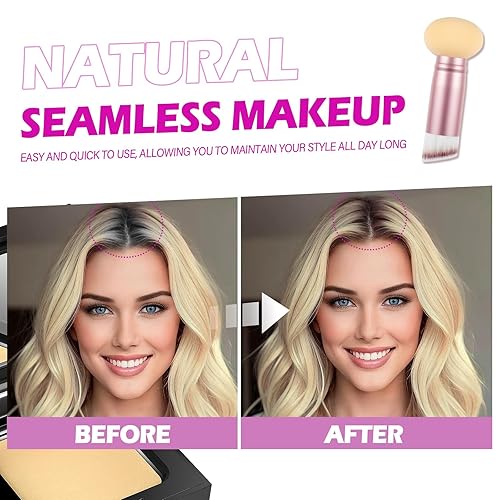 Miniatura 35 de Acomler Polvo de retoque de raíz, polvo de línea capilar para cabello fino, color de cabello para retoque de raíz, cobertura de cabello gris