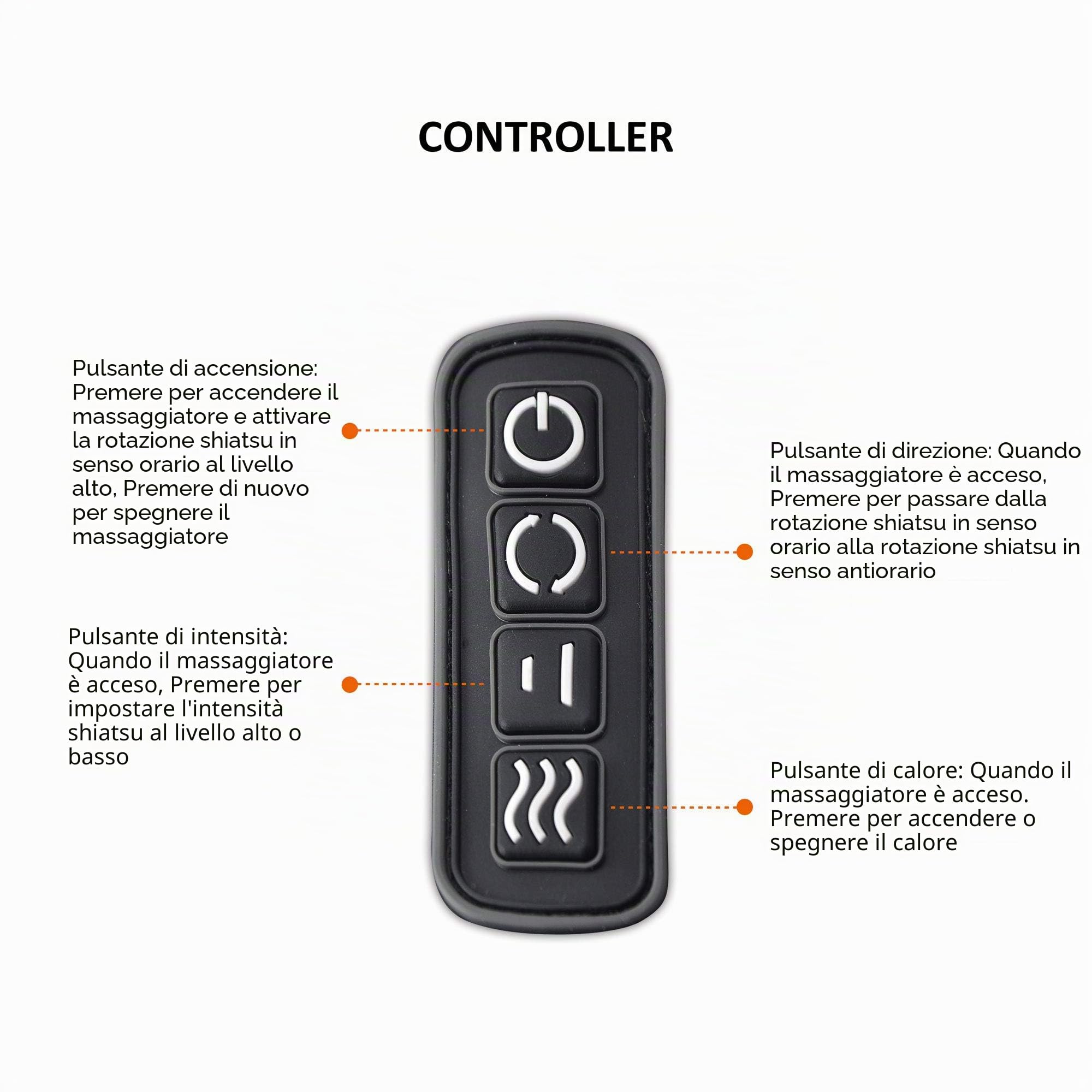 Snailax Massaggiatore per Collo, Spalle e Schiena Ricaricabile Shiatsu per Cervicale con Calore 4D Rotazione Cuscino Elettrico a Casa ed Ufficio