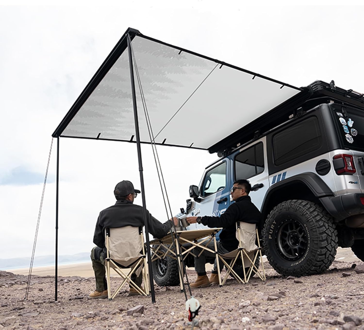 NOVSIGHT Vehicle Awning,8.2x8.2ft, 5000mm PU Adjustable Height Aluminium Roof Rack Awning Pullout Retractable Awning Side Awning for Jeep/SUV/Truck/Van NOVSIGHT Vehicle Awning,8.2x8.2ft, 5000mm PU Adjustable Height Aluminium Roof Rack Awning Pullout Retractable Awning Side Awning for Jeep/SUV/Truck/Van