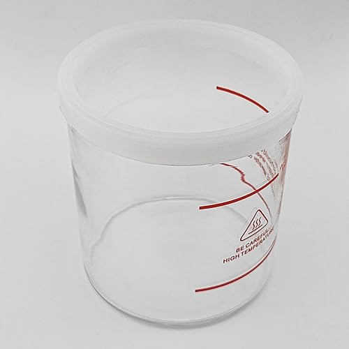 Miniatura 8 de Elitzia Accessories Tarro de vapor transparente Tarro de vapor de vidrio Piezas de repuesto de vapor facial ETBL1 (altura 5.1 in)