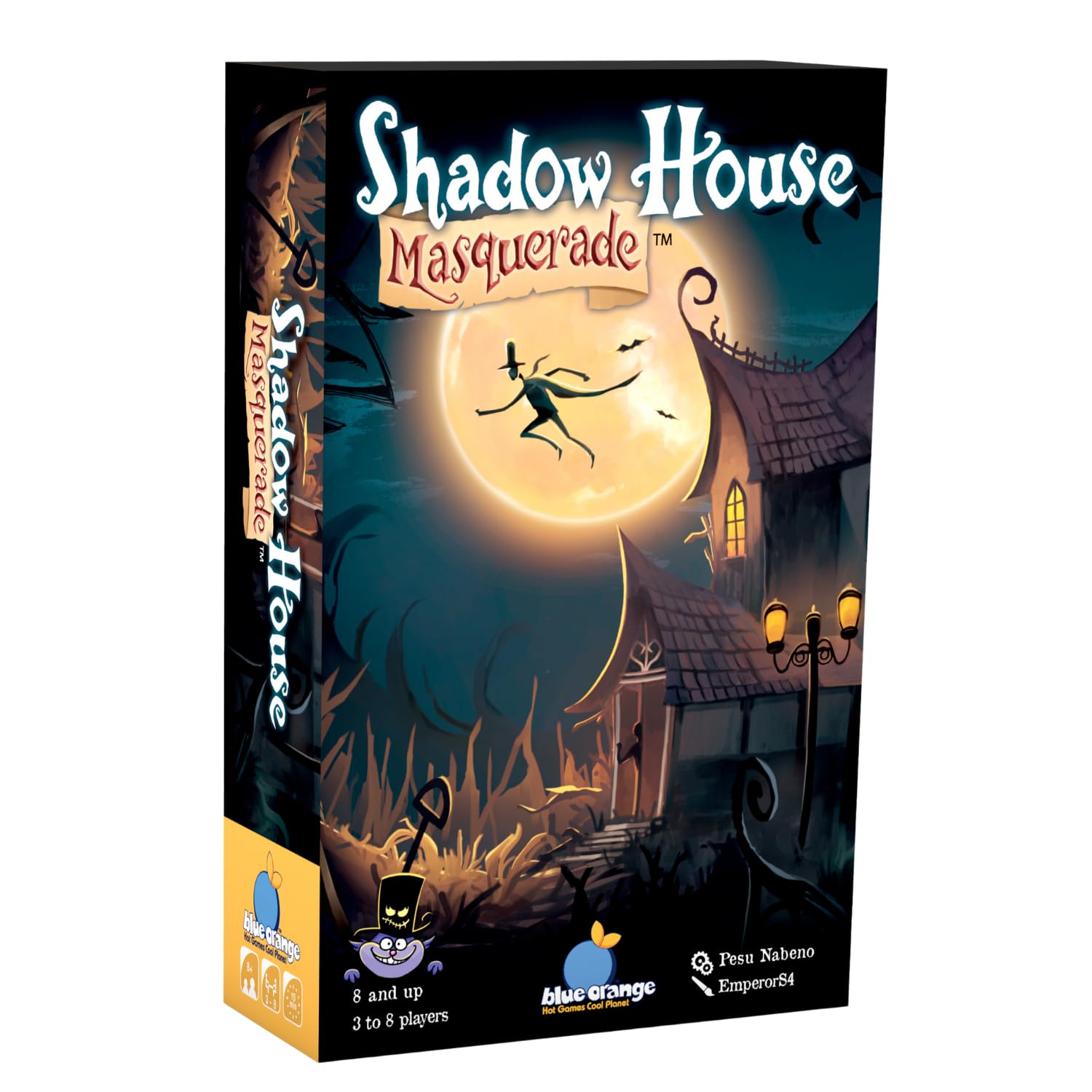 Shadow House Masquerade Bluffing Card Game - Family or Adult Deduction Party Game for 2 t…