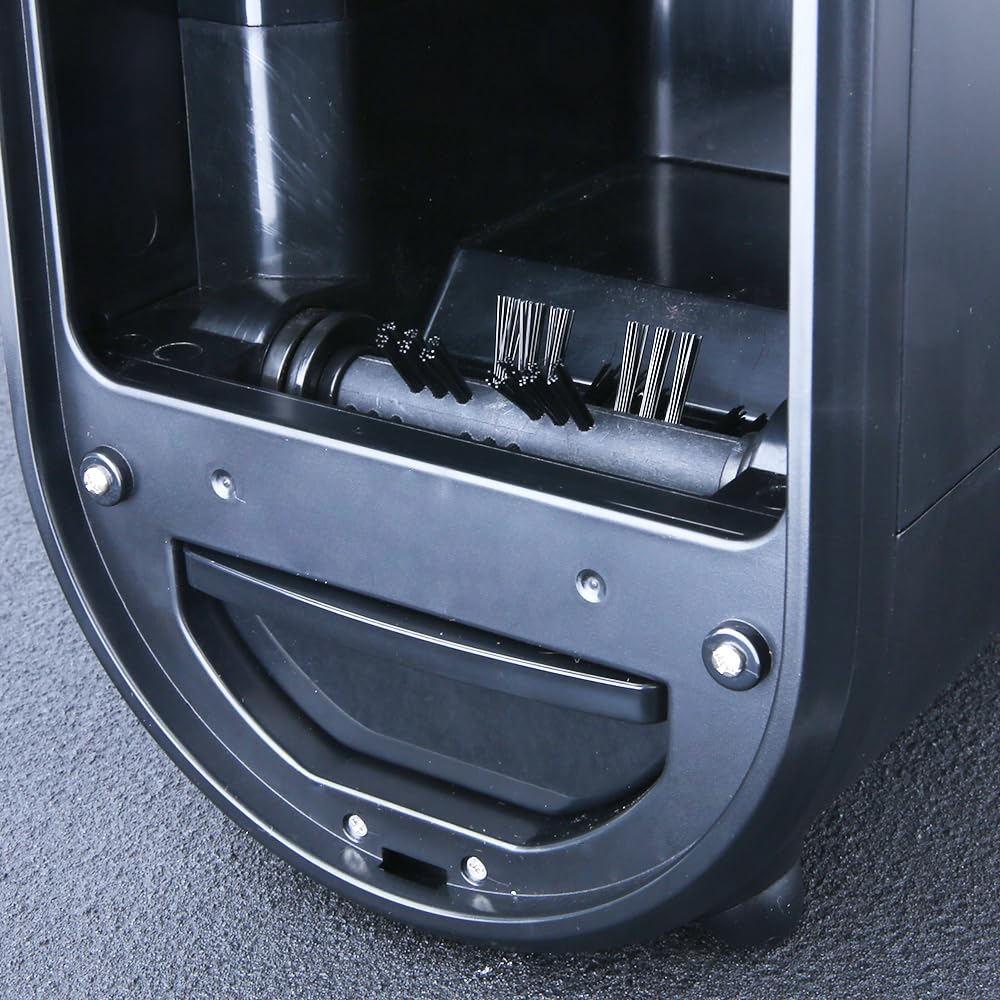 Spazzola per capelli automatica per salone di pulizia, spazzola per capelli e spazzola girevole, spazzola rotonda per capelli elettrica portatile professionale pulisce le spazzole
