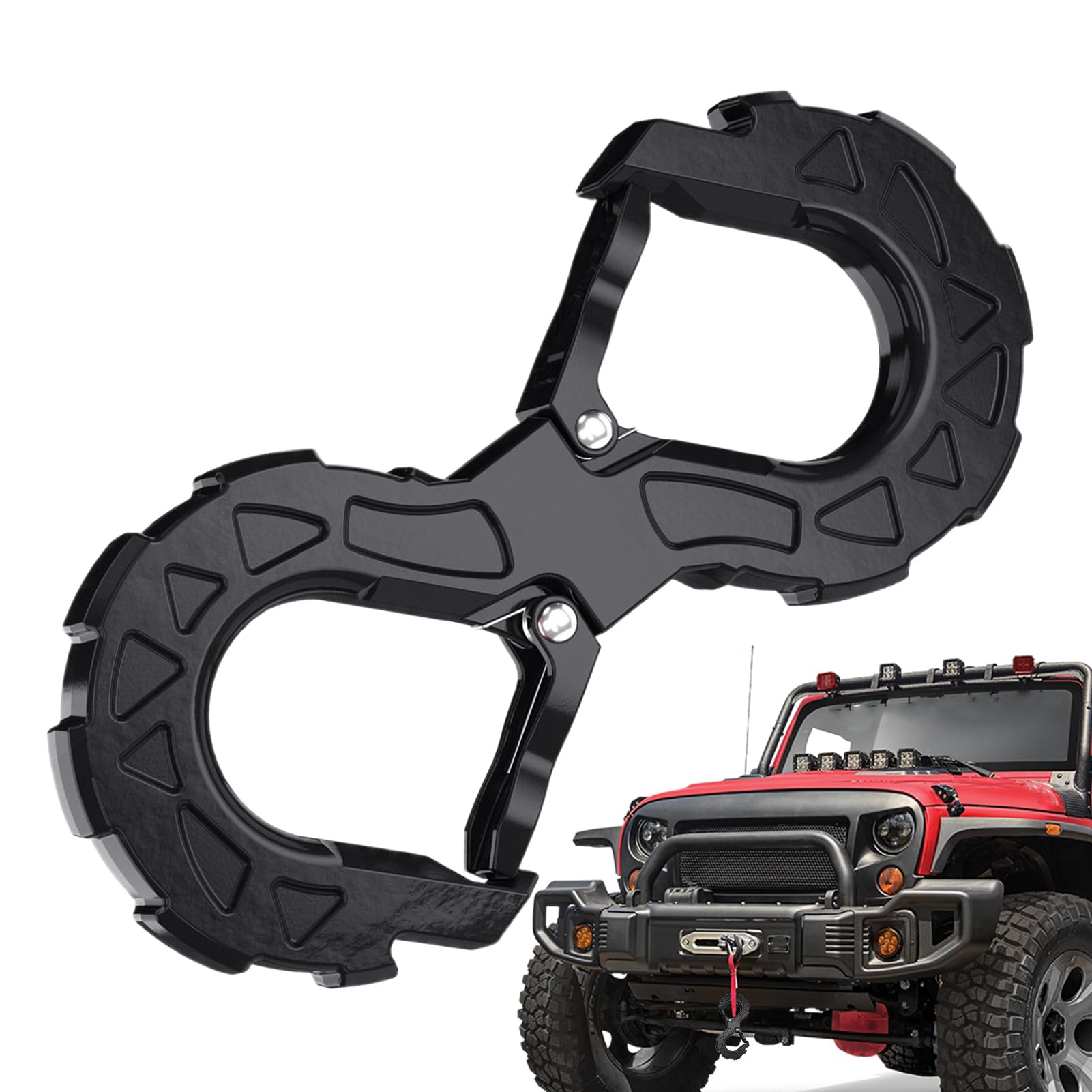 Uchwyt Holowniczy Wytrzymały Hak Holowniczy 15000 Kg | S-Kształtna Szekla Holownicza Do Pickupów Do Łodzi, Przyczep, Suv, Atv, Ciężarówek, Holowania, Transportu, Terenowego,