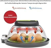 XFD-8 Keltetőgép 8 Tojáshoz - Automata Forgatás, Külső Víztartály, Digitális Hőmérséklet Szabályozás, Csirke és Fürj Tojásokhoz 2