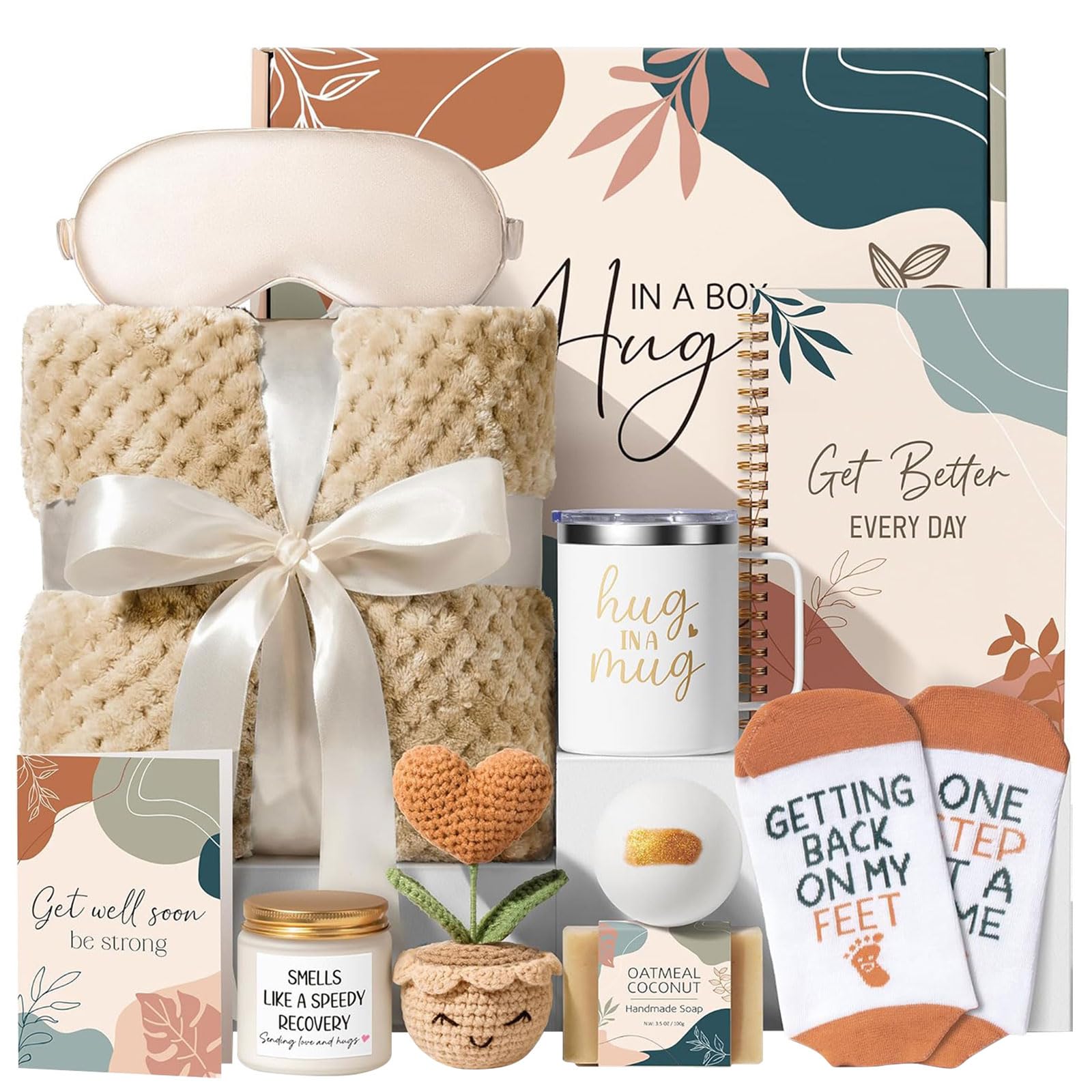 Qusinfc Feminine Relaxation Group Heartwarming Gift Box Suitable for Important Moments Recovery Care Package