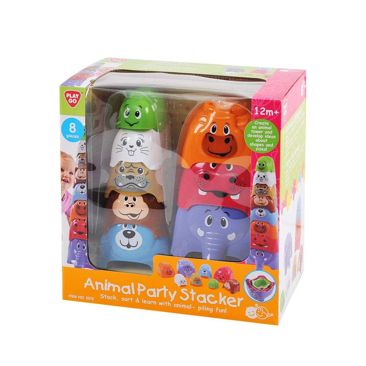 Animal Stack Up Toy for Toddler Set of 8