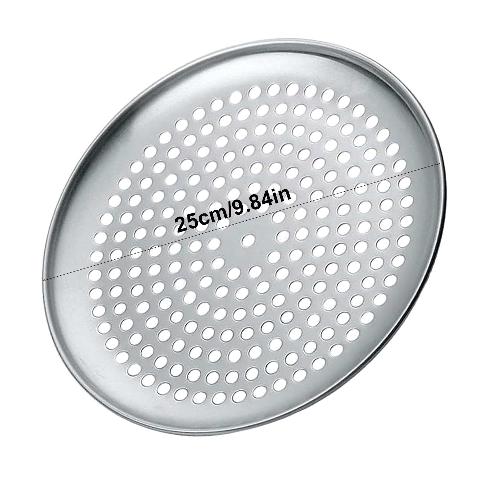 Plaque à Pizza En Aluminium Épais 23 Cm - Antiadhésive, Résistante Aux Rayures - Pour Four Et Congélateur