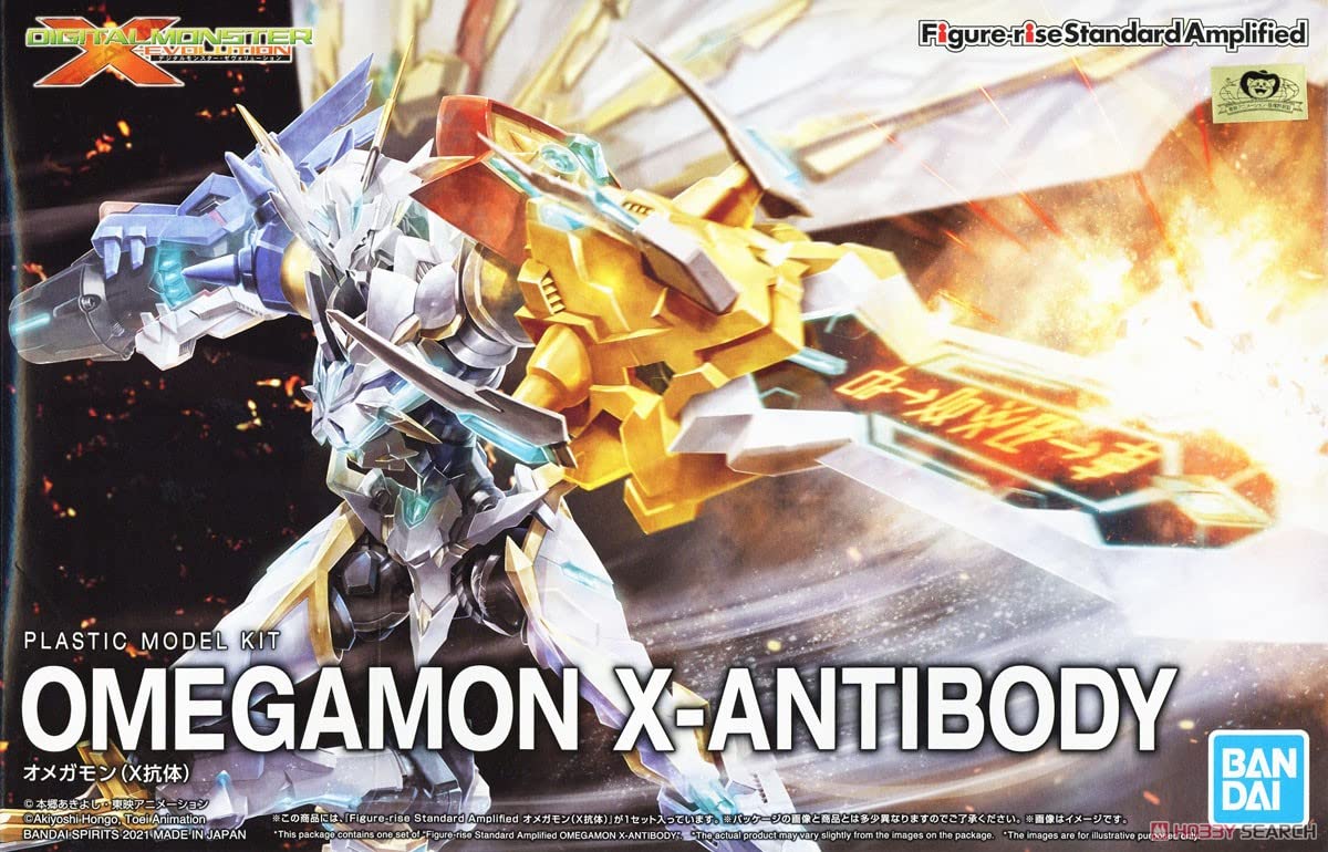 BANDAI SPIRITS Gundam – Figure Rise Amplified Omegamon Xantibody – Model Kit, 199617