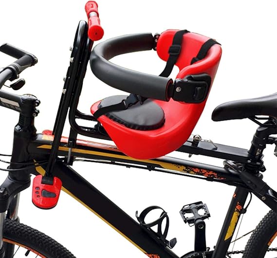 Children's Bicycle Seat, Child Seat for Bicycles, Back Child, Bicycle Cover, Junior Seat, Waterproof, Windproof, Includes Headrest, Easy to Install, Safety Measures, Adjustable Step, For Rear Seat, Load Capacity: 110.2 lbs 50 kg Suitable for Children 6 Months to 3 Years Old