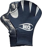 H2ODYSSEY Paddle Gloves: Webbed Thermal Dive Gloves with Sticky PVC Grip & Velcro Strap for Surfing, Diving, Swimming
