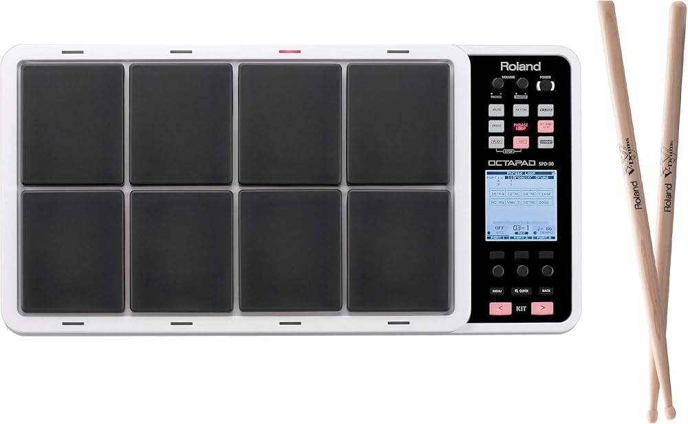 Roland SPD-30 White with Drum Sticks : Amazon.in: Musical Instruments