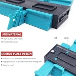 Relitec Contour Duplicateurs de jauge, Dupliquer de jauge de forme simple Contour, Modèle instantané pour les formes courbes et bizarres, Easy Master Outline Gauge Outil pour la coupe, ensemble de 2