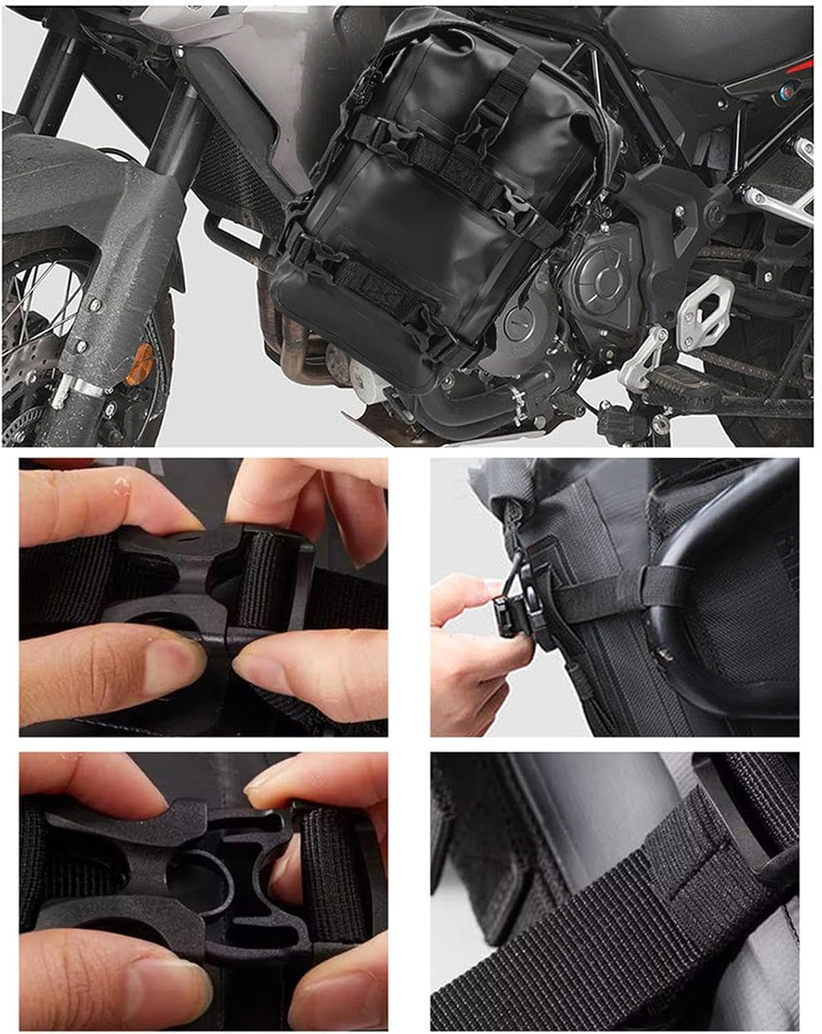 Bolsas impermeables para motocicleta Juego de 2