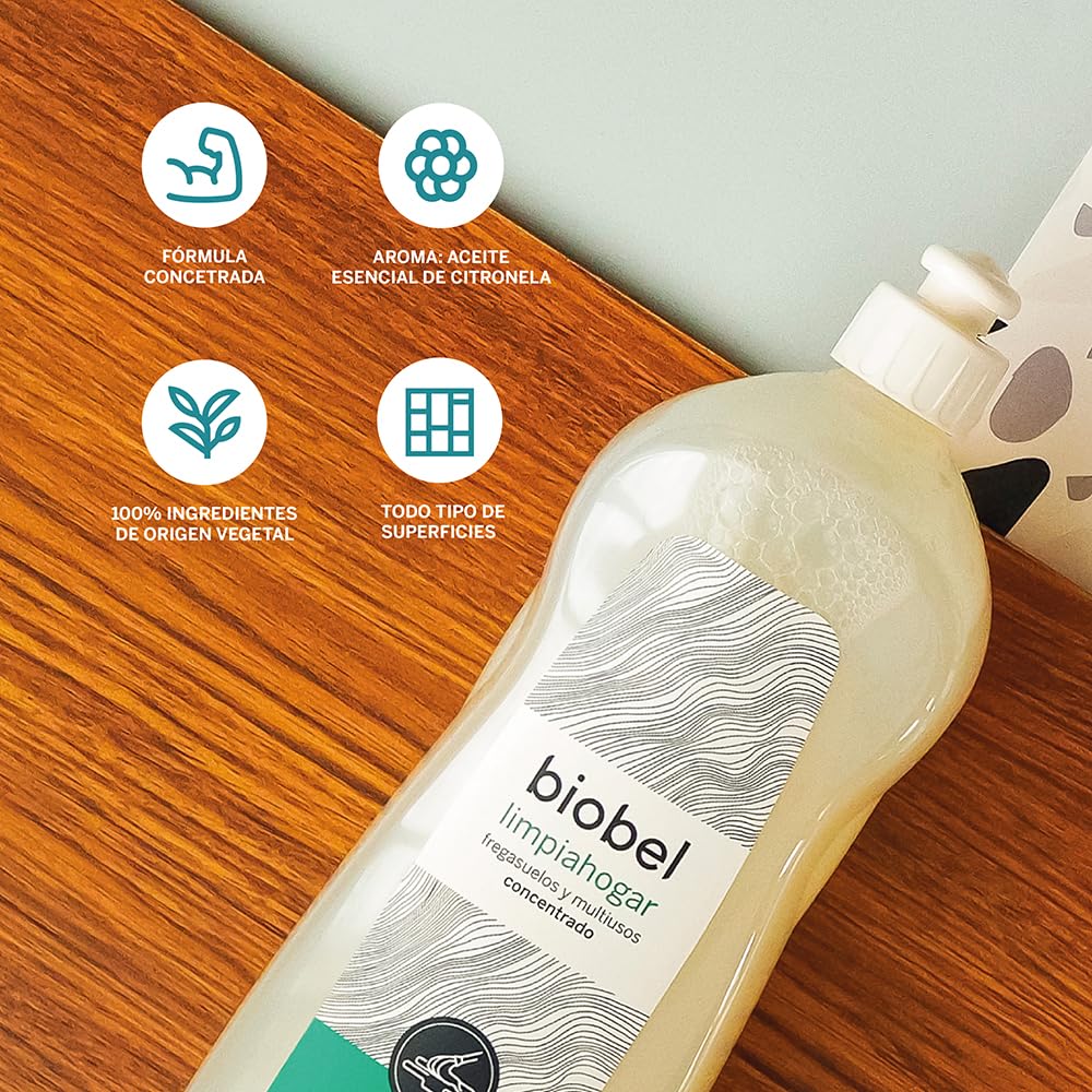 Biobel - Limpiahogar Concentrado - 100% Natural - 20 L