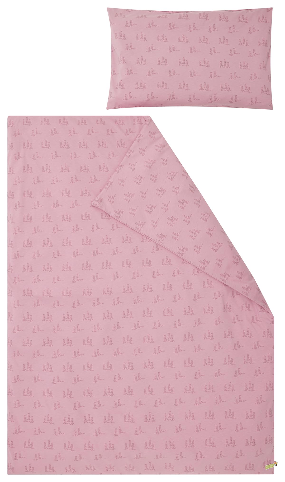 Kinder Jersey Bettwäsche-Set aus Bio Baumwolle 100 x 135cm, Kissen 40 x 60cm, GOTS zertifiziert