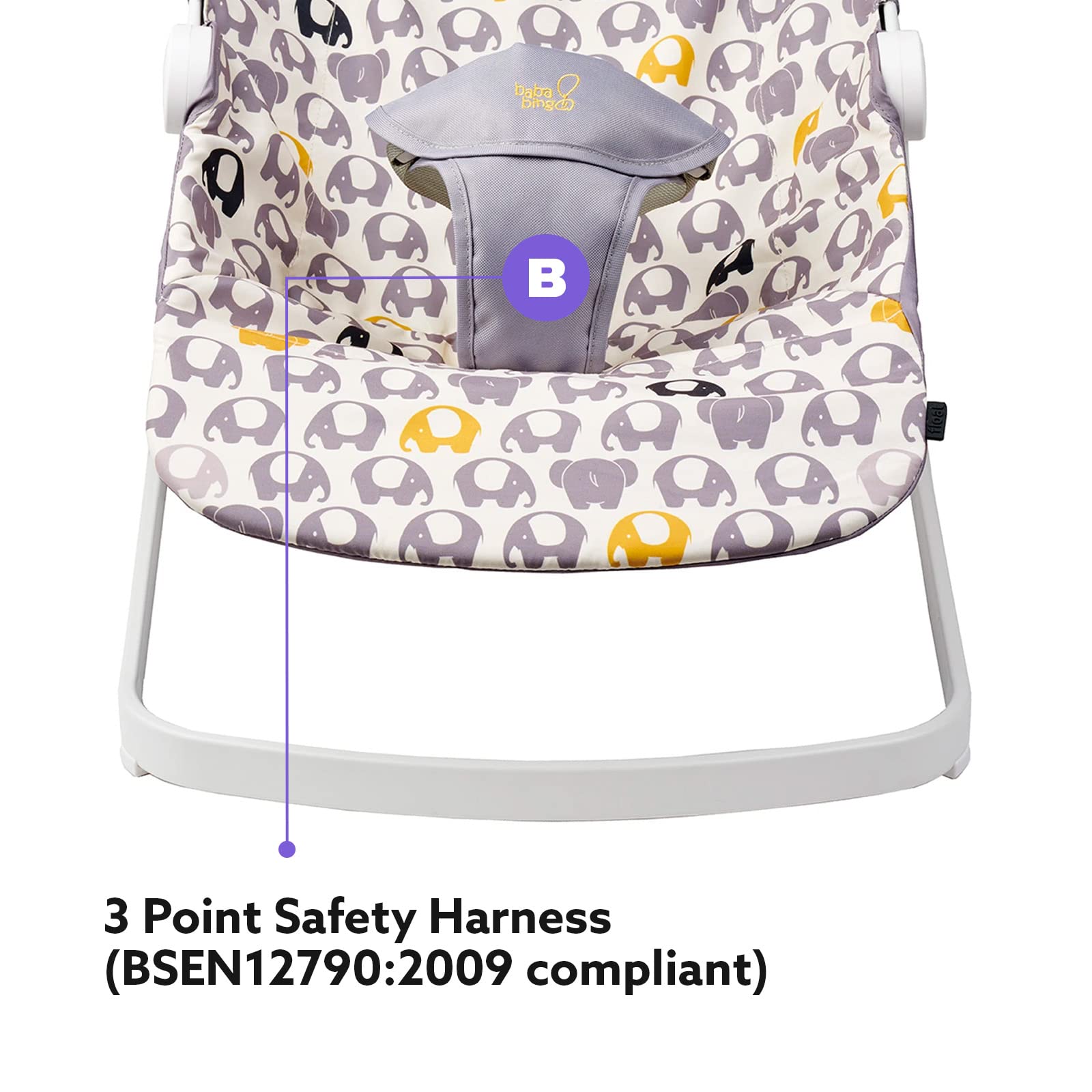 Bababing Float Baby Bouncer Reclining Baby Rocker With Contemporary ...