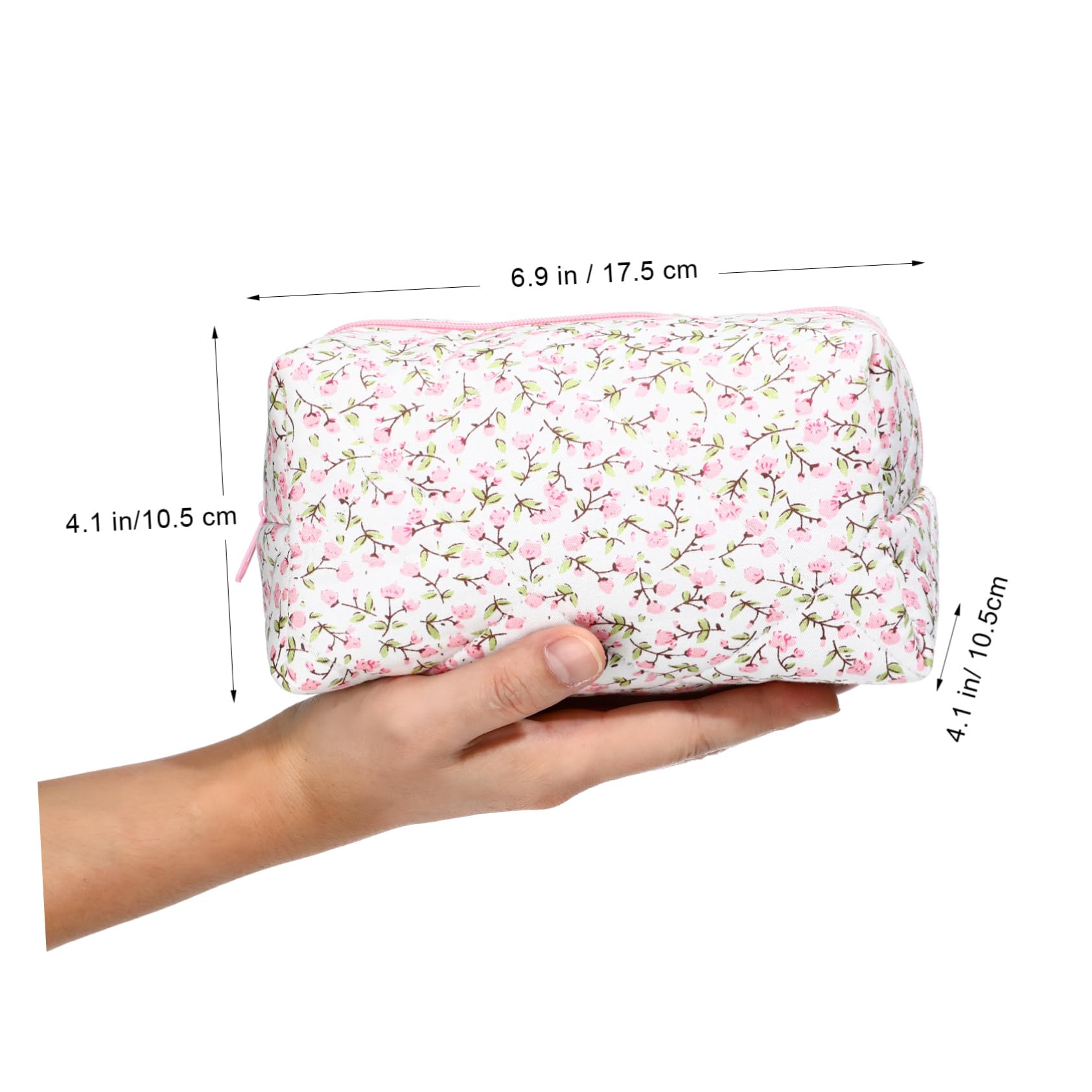 SOIMISS 5stücke Zipper Kosmetiktasche Floral Makeup Organizer Für Reisen Elegante Tragbare Damen Makeup-Halterung Mit Stilvollem Design Für Schnelle Auffrischungen Und Vielseitige