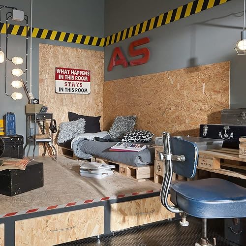 Vista 5 de YOYI ART Divertidos letreros de metal para garaje con cueva de hombre, letreros de lata vintage para bar en casa, sótano, dormitorio, puerta