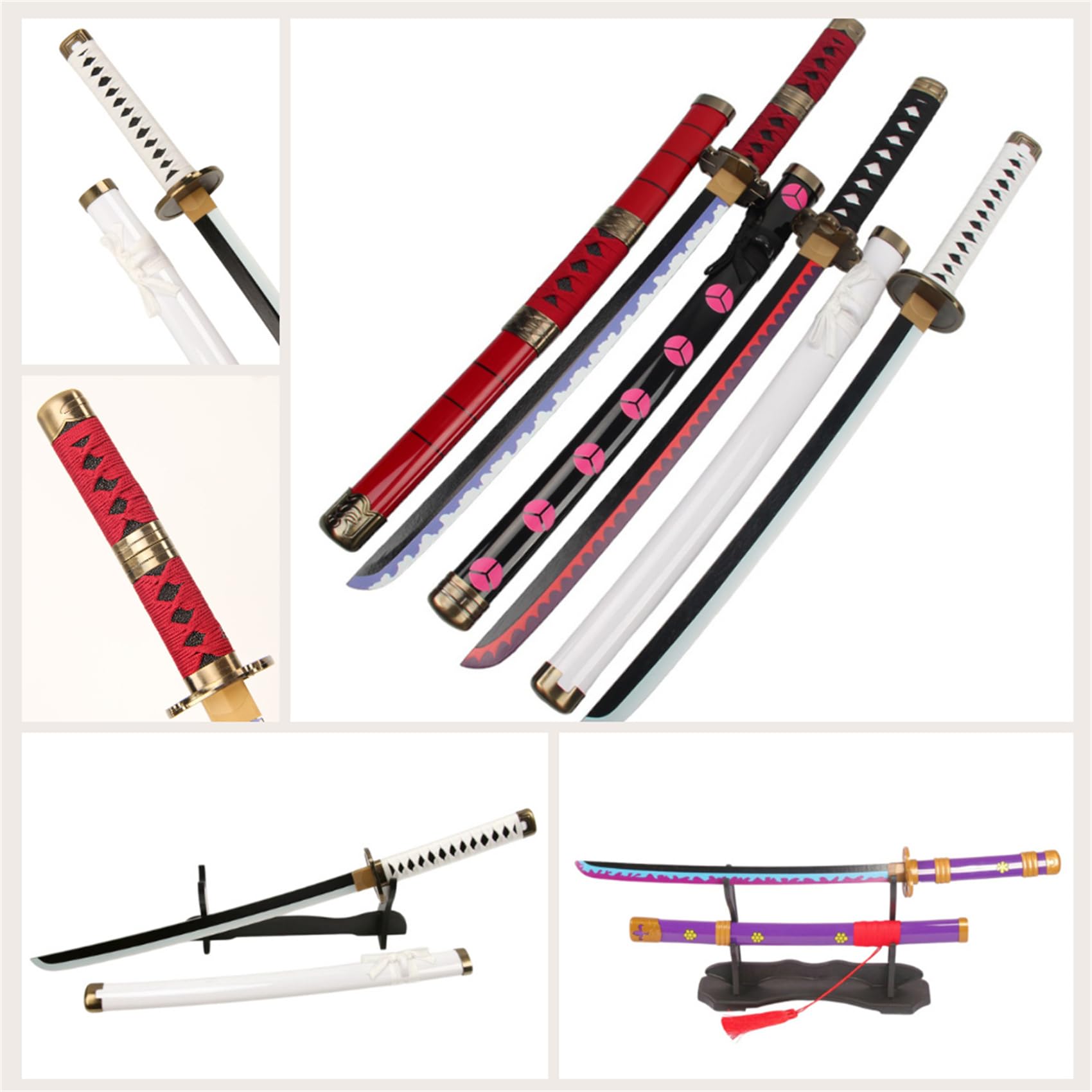 【三代鬼徹】 武具　刀装具　日本刀　模造刀  居合刀  【海賊王】 Amazon.co.jp: 刀 三代鬼徹 さんだいきてつ 木製作 模造刀 日本