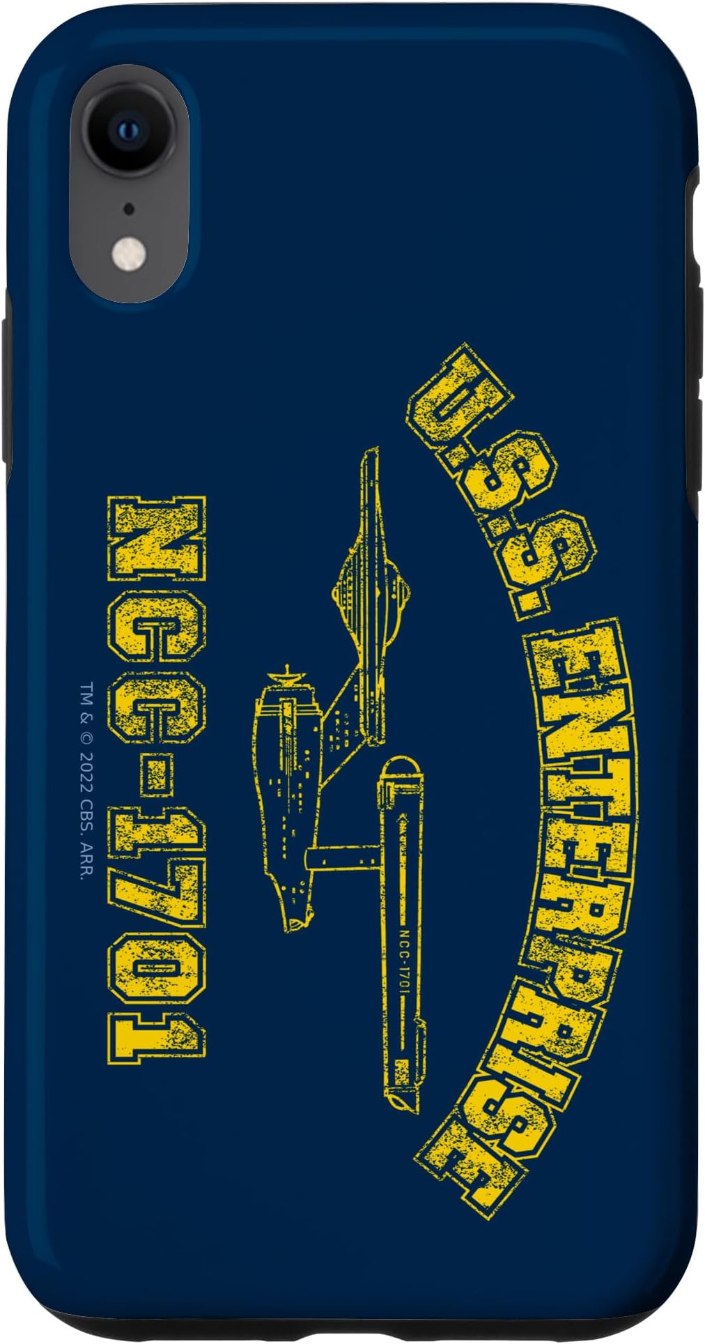 Star Trek Enterprise Athletic Case for iPhone XR