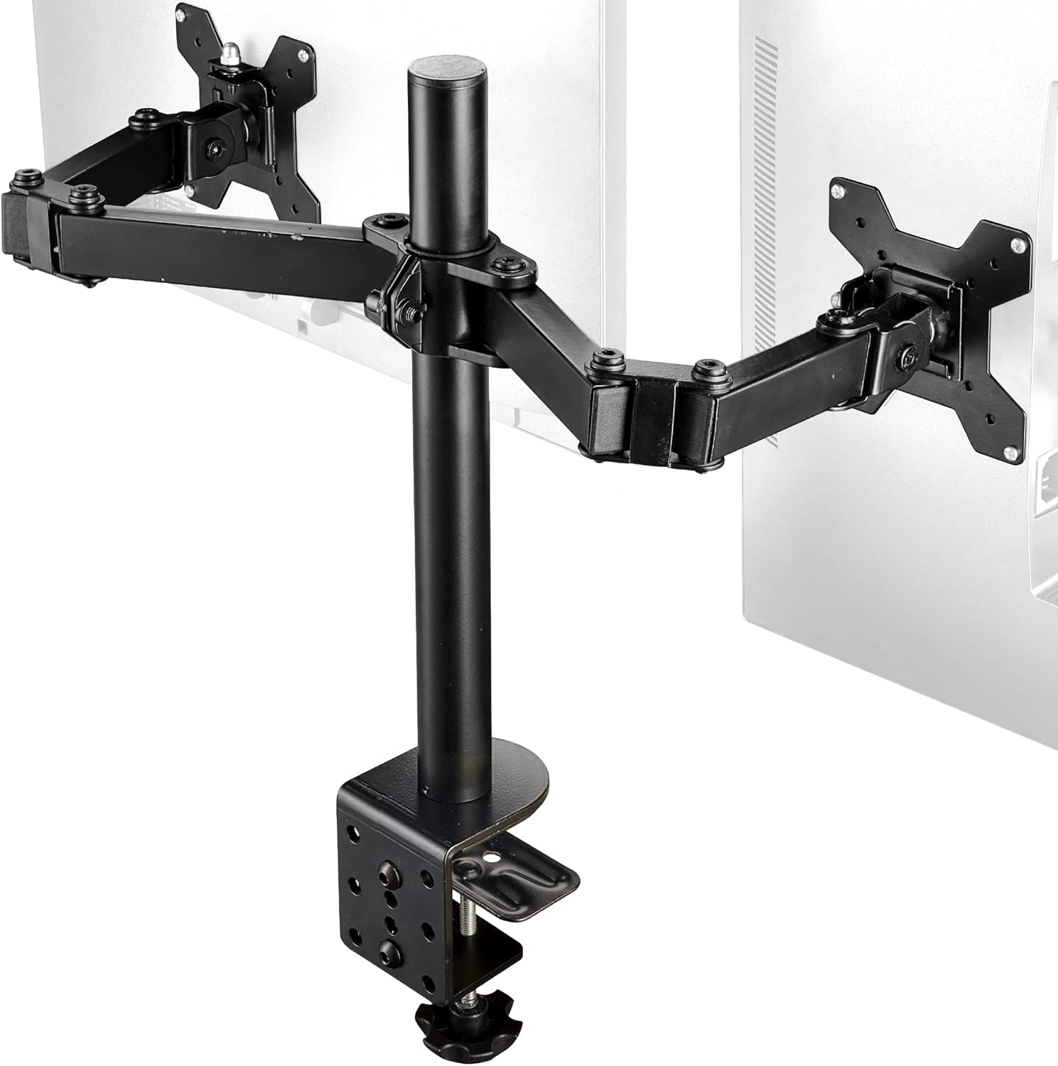 Dual Monitor Stand, Heavy Duty Fully Adjustable Desk Monitor Arm for 2