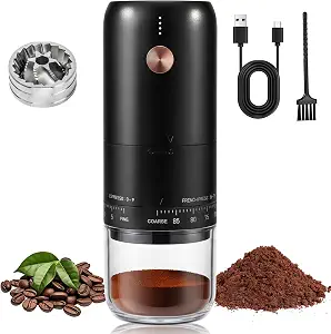 Portable Ultra High Speed Electric Burr Coffee Bean Grinder
