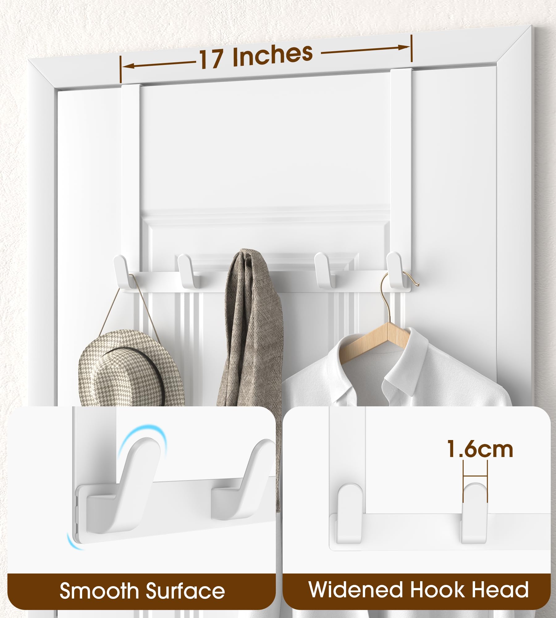 Over-the-Door Hooks - Maximize Storage Space -5