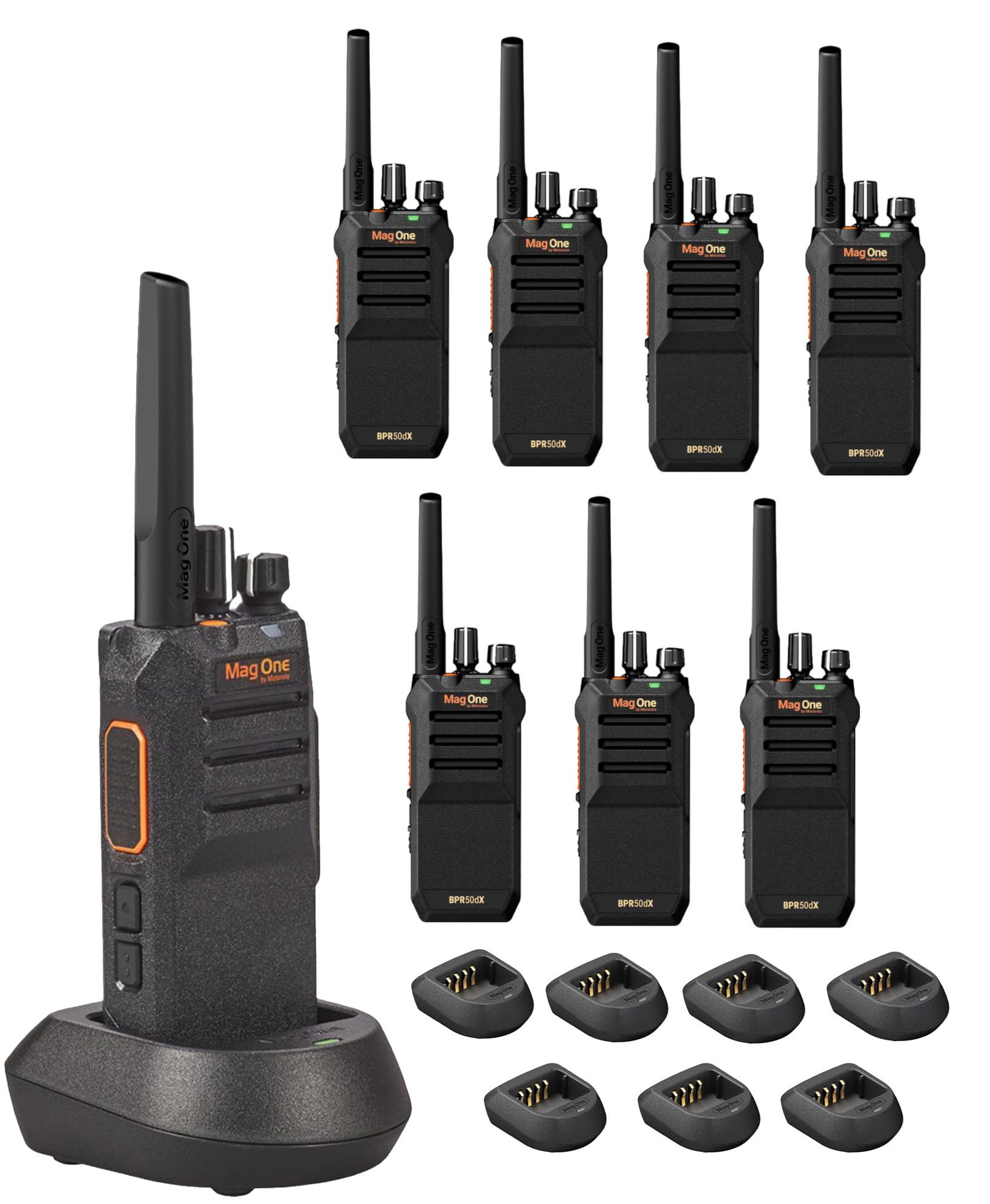 Amazon.com: Motorola Mag One BPR50dX Two-Way Portable Radio UHF 4